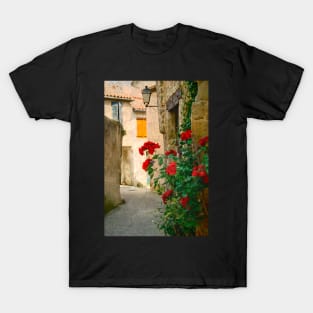 A Lane With Roses in France T-Shirt